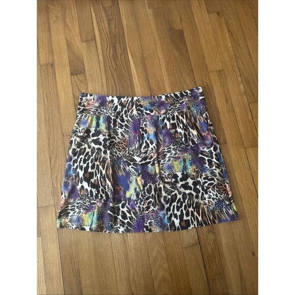 B Skinz Women's Colorful Golf Tennis Skort Pull-On Pockets Size XL - Picture 6 of 8